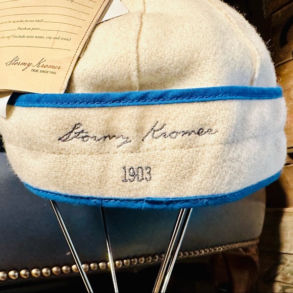 Stormy Kromer Petal Pusher Benchwarmer hat in wool Detroit Lions blue/gray - Picture 2 of 2